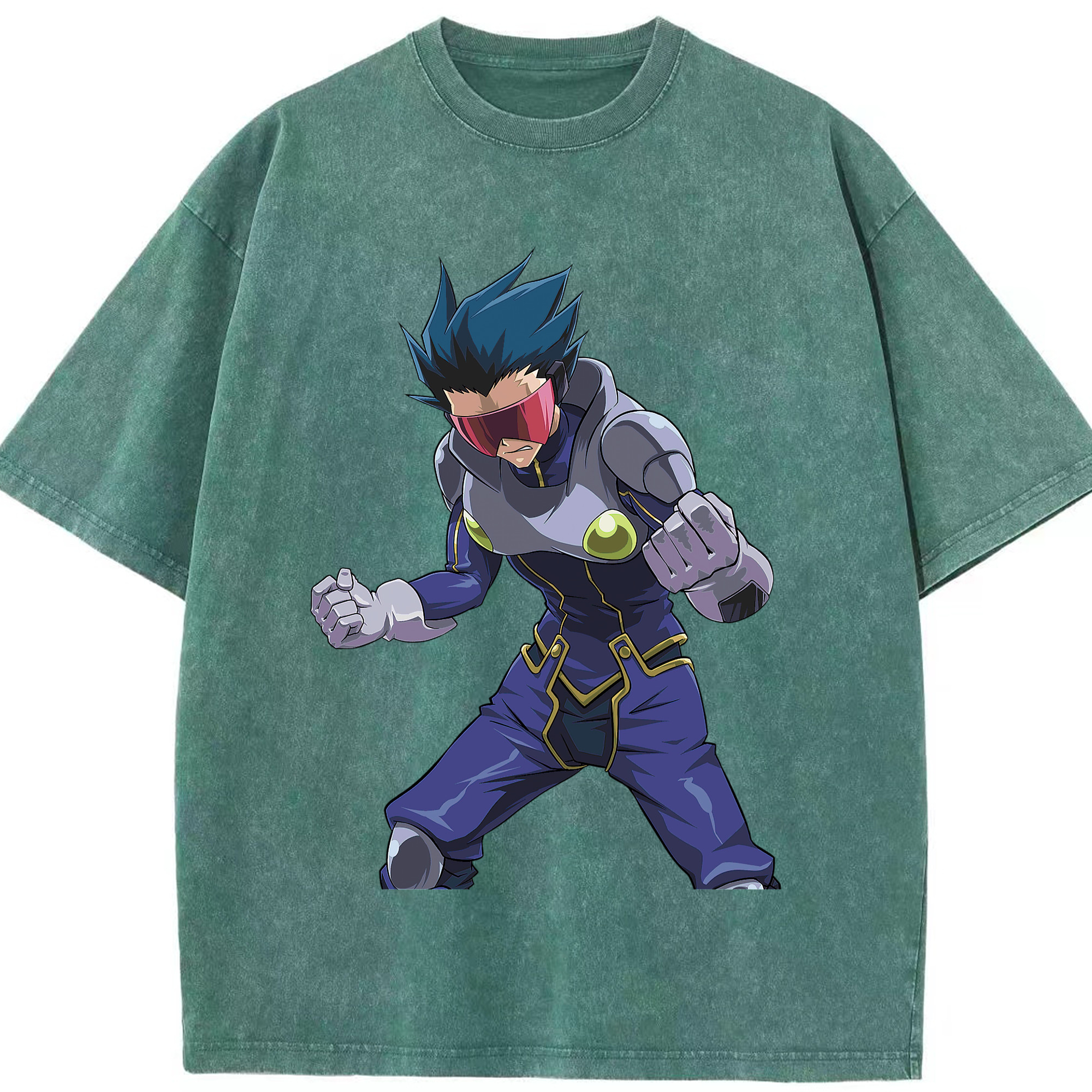 （画像用） 遊☆戯☆王 Yu-Gi-Oh! 綿100% ヴィンテージ風 半袖Tシャツ（フロントプリント）